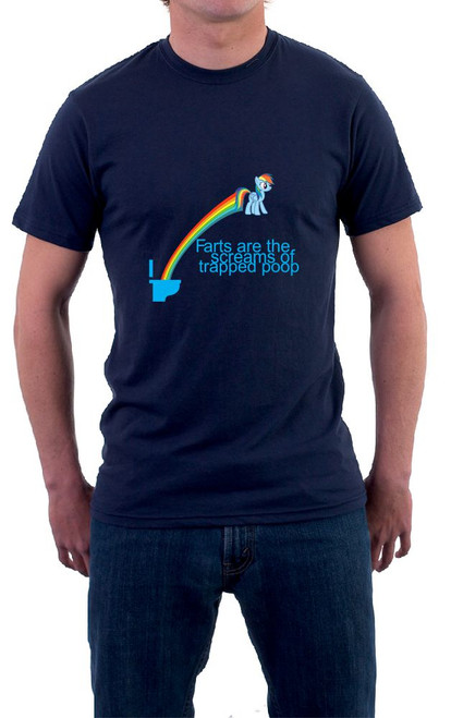 Farts are the screams of trapped poop T-Shirt