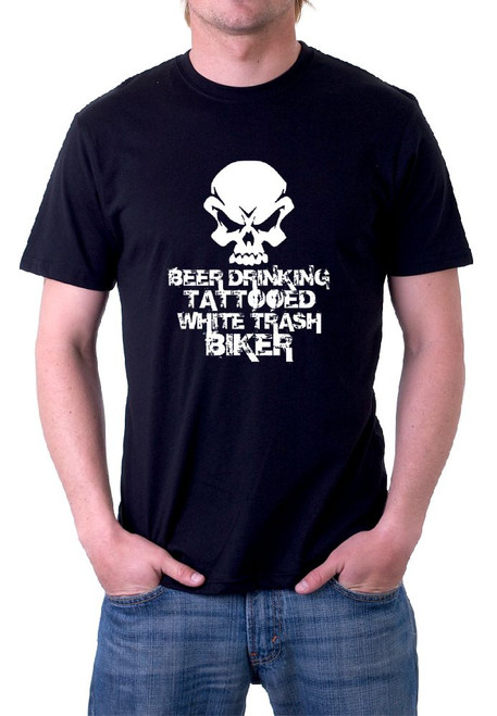 Beer drinking biker T-Shirt
