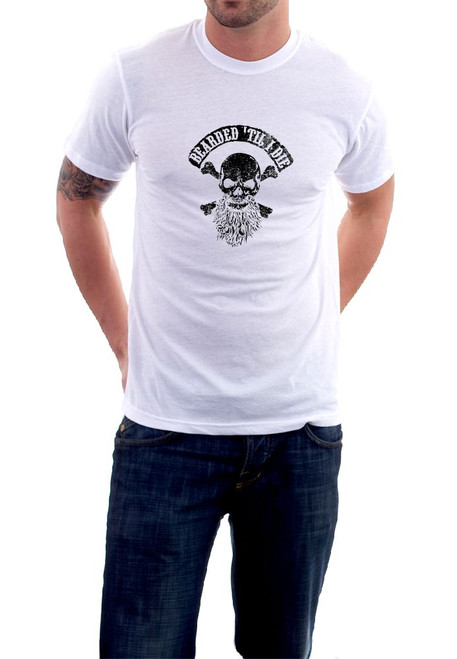 "Bearded Til' I Die" t-shirt. May you and your beard rest in peace, sir.