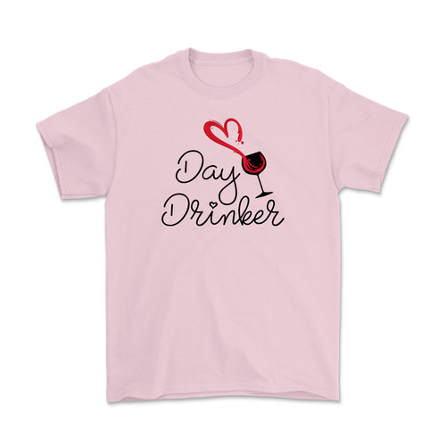 Day Drinker, Wine Glass T-Shirt