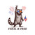 Feral & Free, American Raccoon T-Shirt