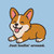 Just Loafin' Around, Corgi Dog T-Shirt