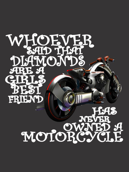 DIAMONDS and Motorcycle T-Shirt