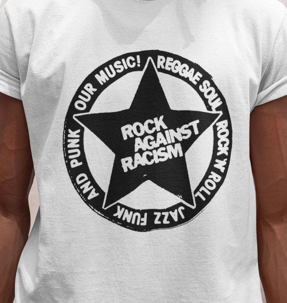 Rock Against Racism Shirt Rock Against Racism Reproduction T-shirt antiracist