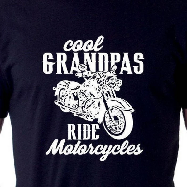 Cool GRANDPAS RIDE Motorcycles T-shirt