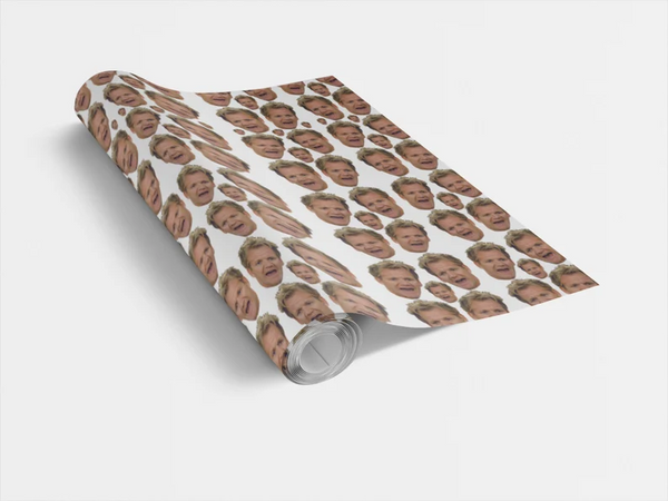 Gordon Ramsay Wrapping Paper- Custom Wrapping Paper- Gordon Ramsay Gift Wrap