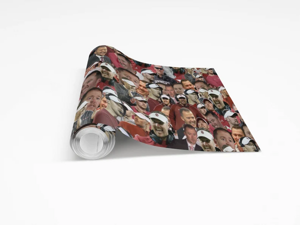 Lincoln Riley Wrapping Paper- Custom Wrapping Paper- Lincoln Riley Gift Wrap