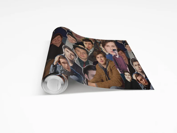 Nick Robinson Wrapping Paper- Custom Wrapping Paper- Nick Robinson Gift Wrap