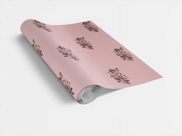 Timothee Chalamet Wrapping Paper- Pink Wrapping Paper- Timothee Chalamet Gift Wrap