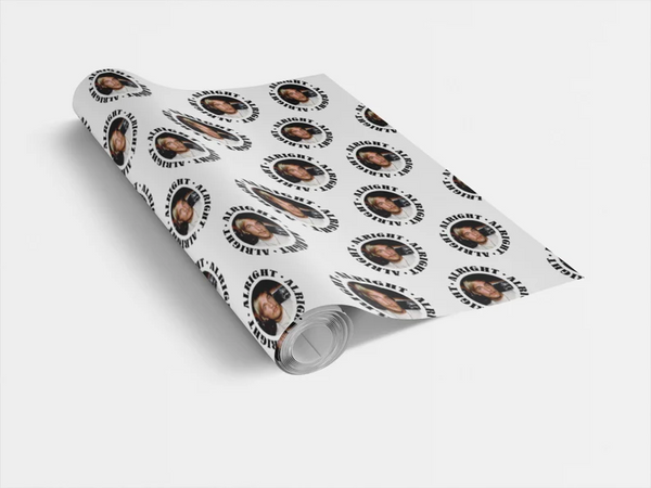 Matthew Mcconaughey Wrapping Paper- Custom Wrapping Paper- Matthew Mcconaughey Gift Wrap