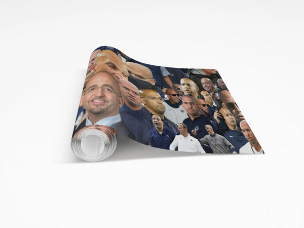 James Franklin Wrapping Paper- Custom Wrapping Paper- James Franklin Gift Wrap