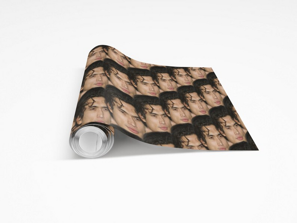 Charles Melton Wrapping Paper- Custom Wrapping Paper- Charles Melton Gift Wrap