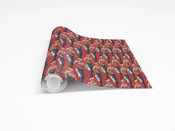 Zac Efron Christmas Paper- Custom Wrapping Paper- Zac Efron Christmas Gift Wrap