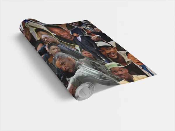 Will Smith Wrapping Paper - Custom Wrapping Paper- Will Smith Gift Wrap