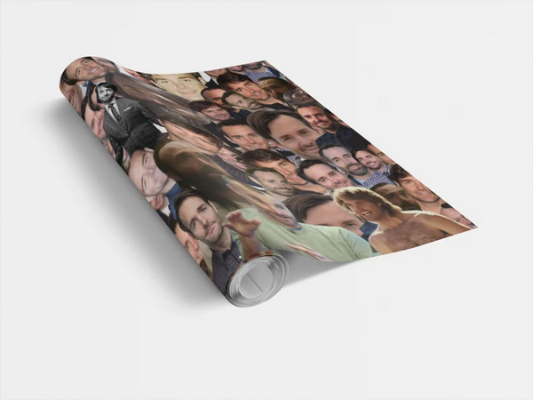 Will Forte Wrapping Paper- Custom Wrapping Paper- Will Forte Gift Wrap