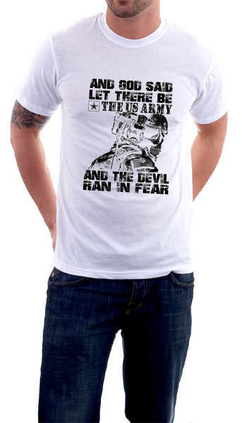 And God said Let there be the US Army T-Shirt