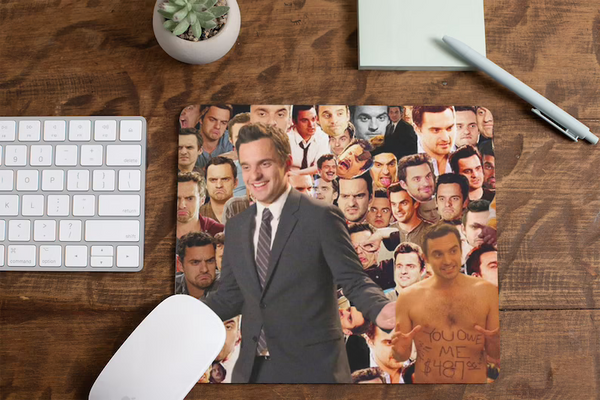 Nick Miller Mousepad Jake Johnson Mousepad New Girls Mousepad