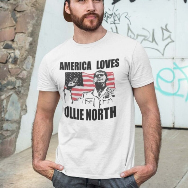 America Loves Ollie North Shirt Ollie North Shirt Oliver North Shirt