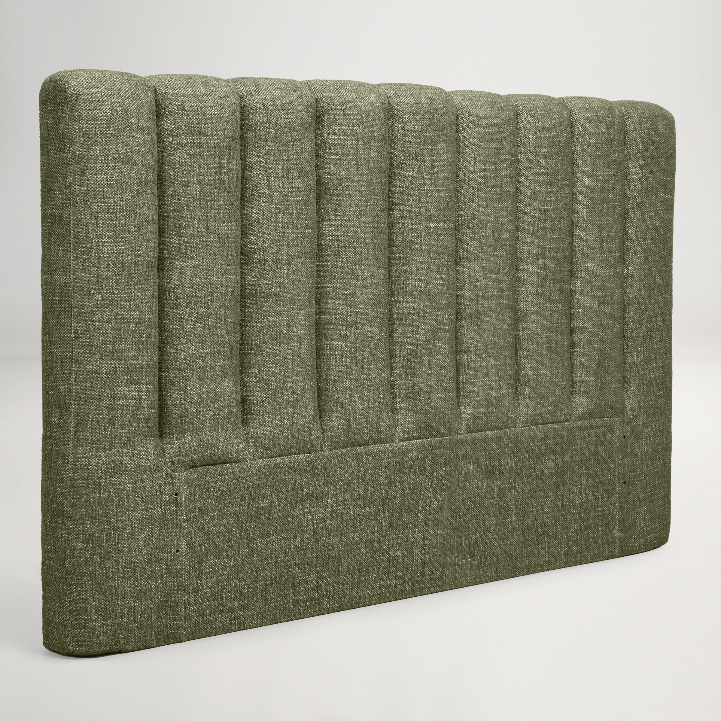 a grey leather couch