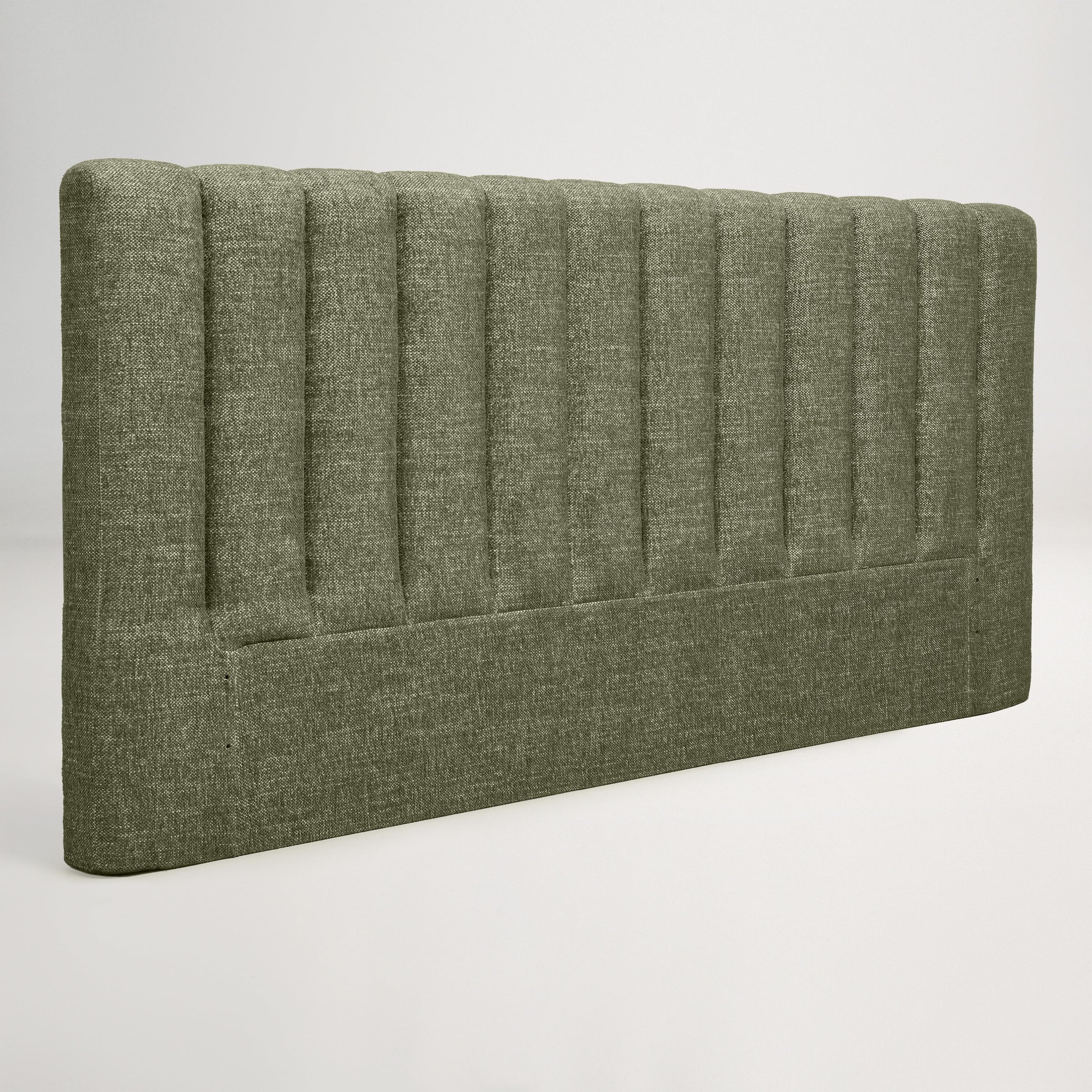 a grey leather couch
