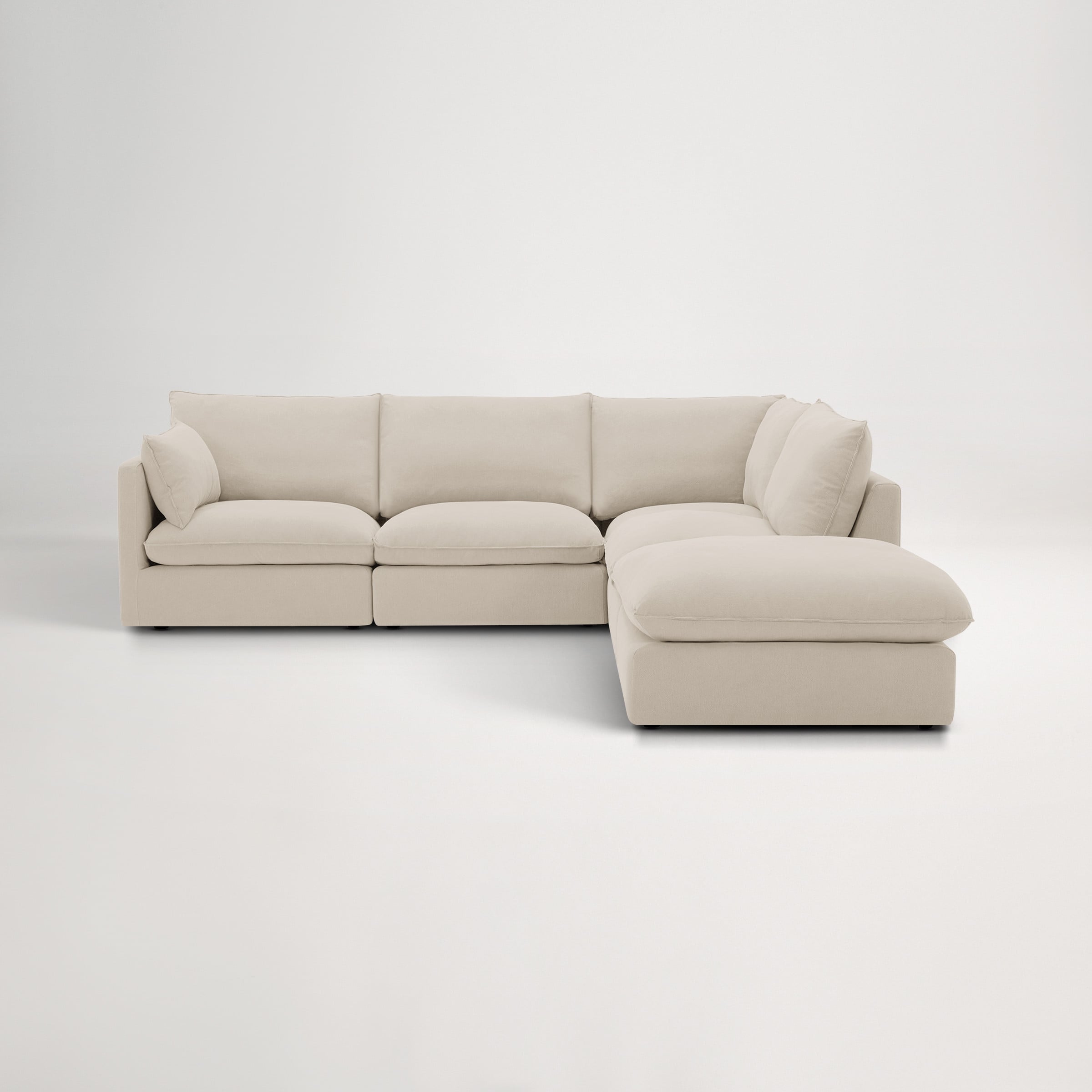 Loft Mini Right Corner Sofa - Luxe Taupe