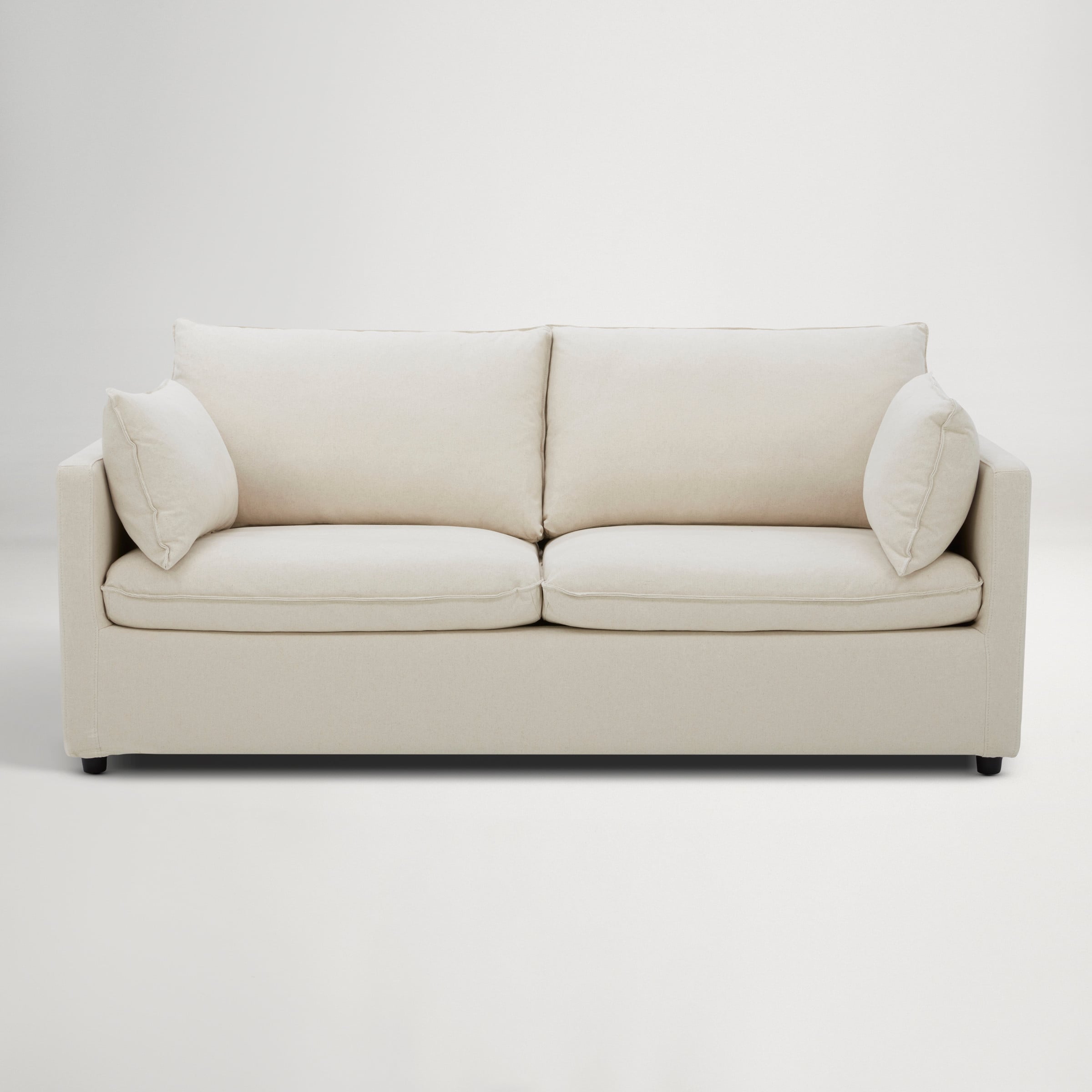 Loft Mini 3 Seat Sofa Bed - Luxe Natural