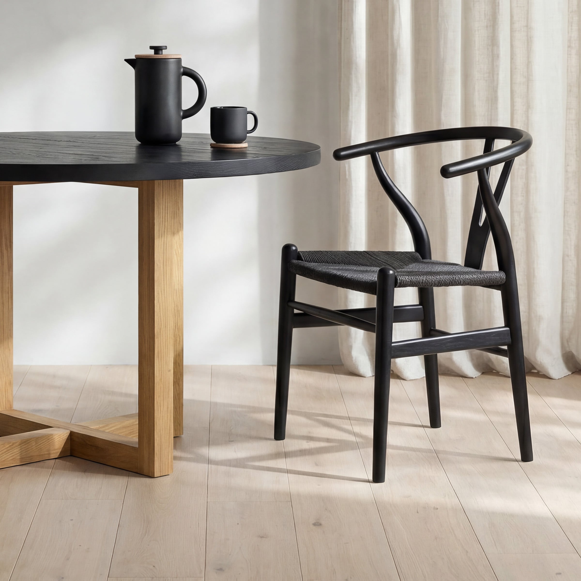 a table and chair