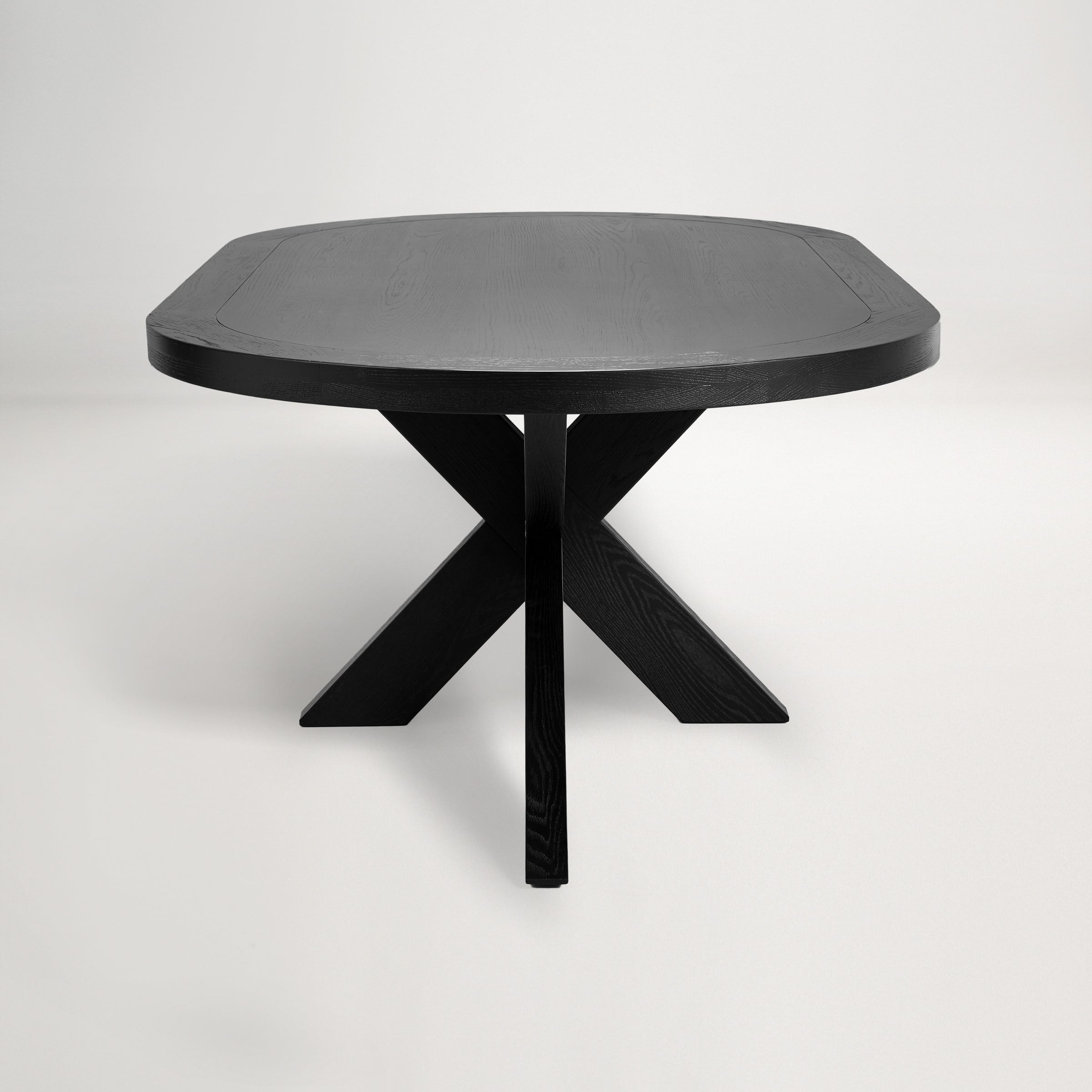 a black table with a black top