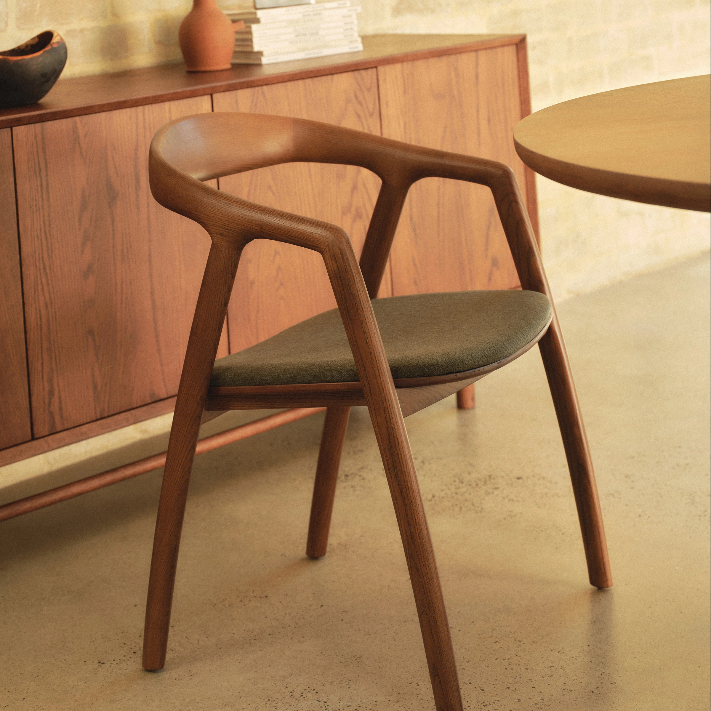 a chair and a table