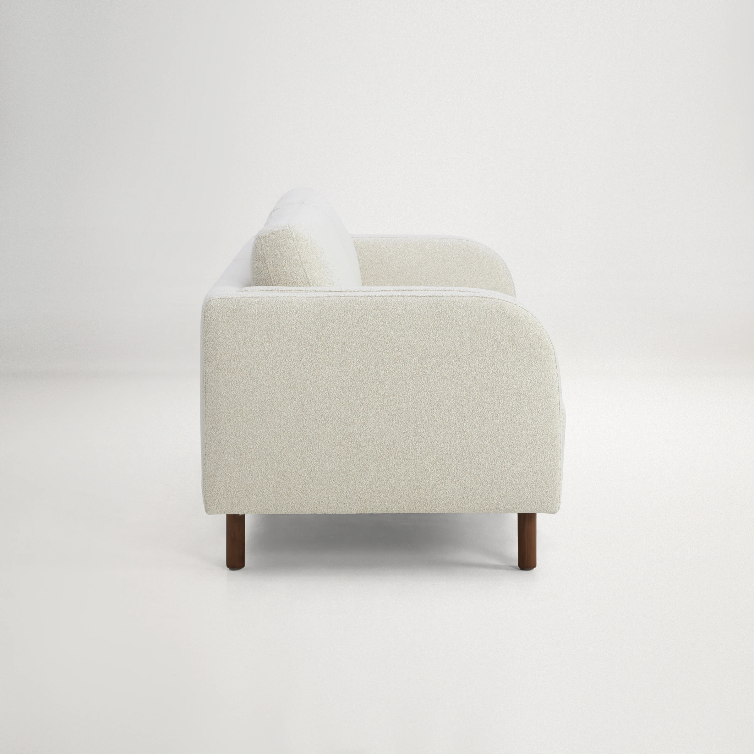 a white chair with a cushion