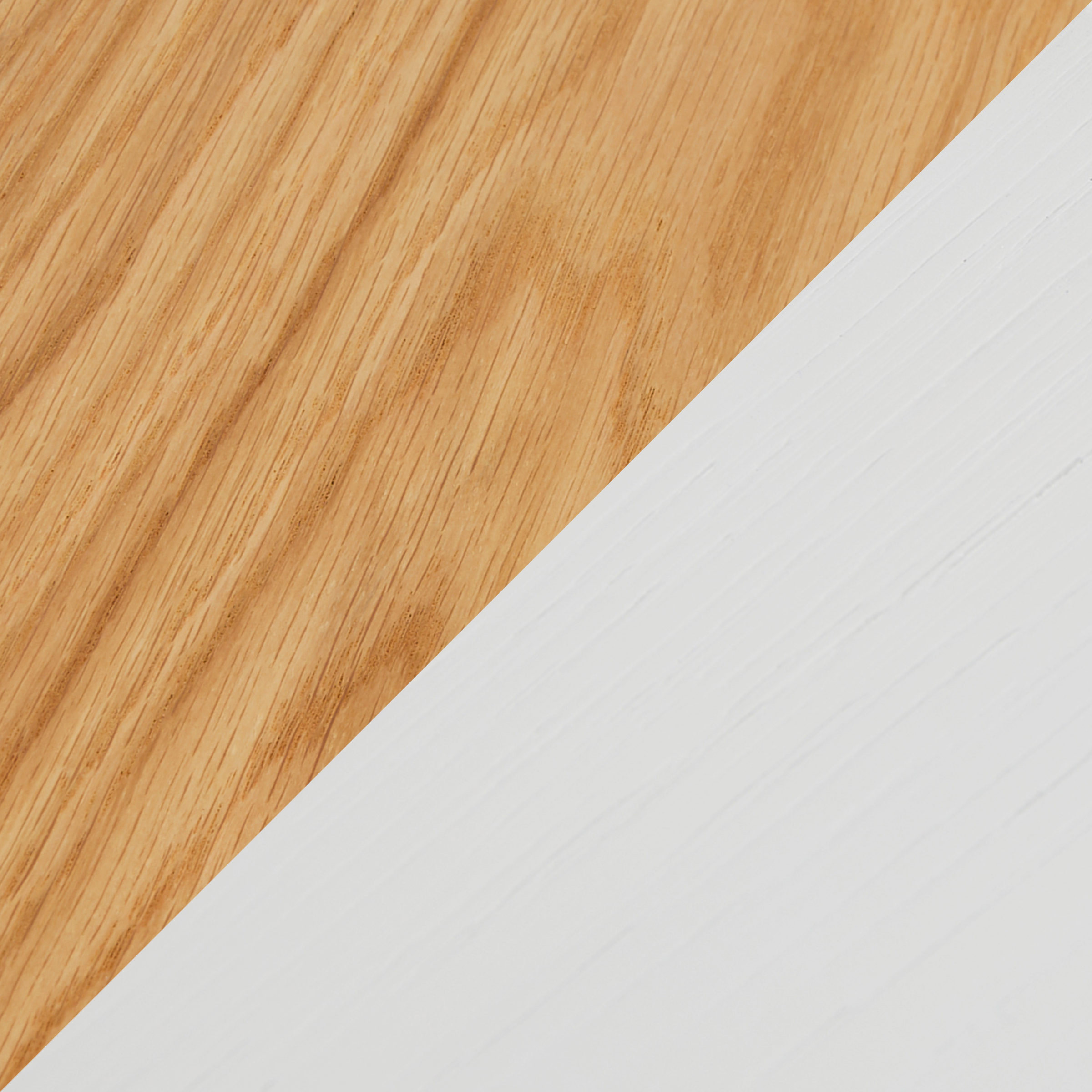 Swatch - Natural Wood/ White Painted
