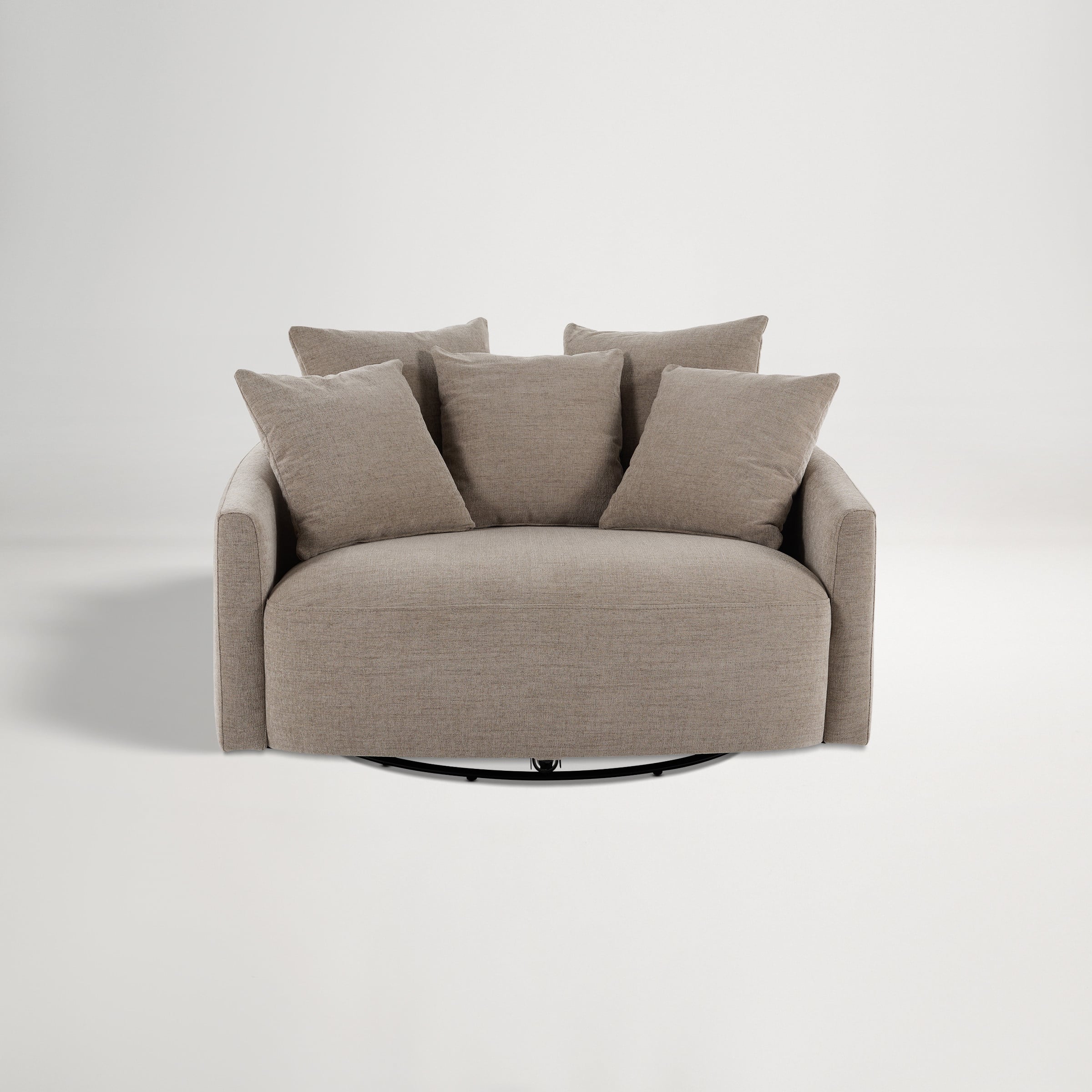 Snug Swivel Chair - Austin Coffee
