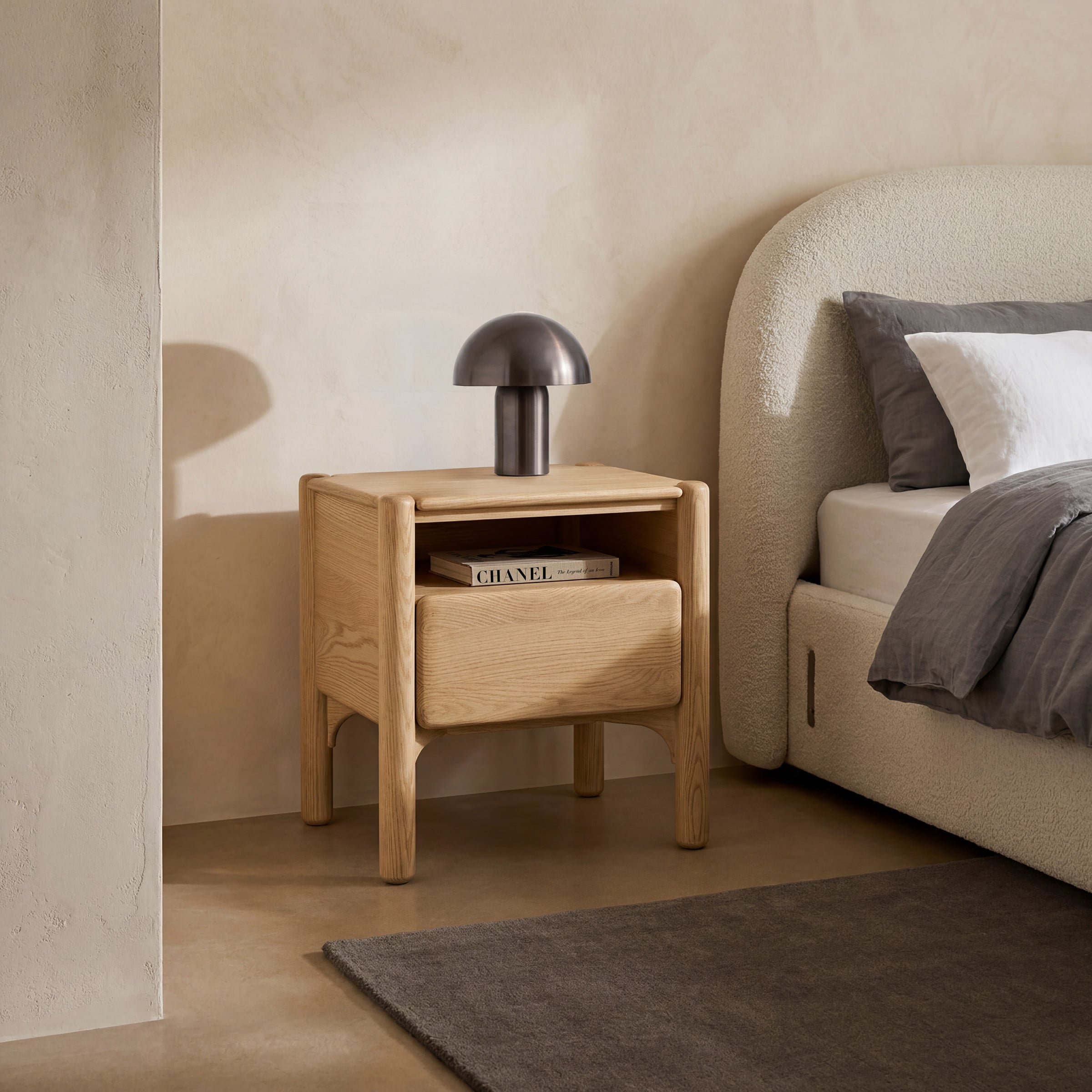 a table and a couch in a room