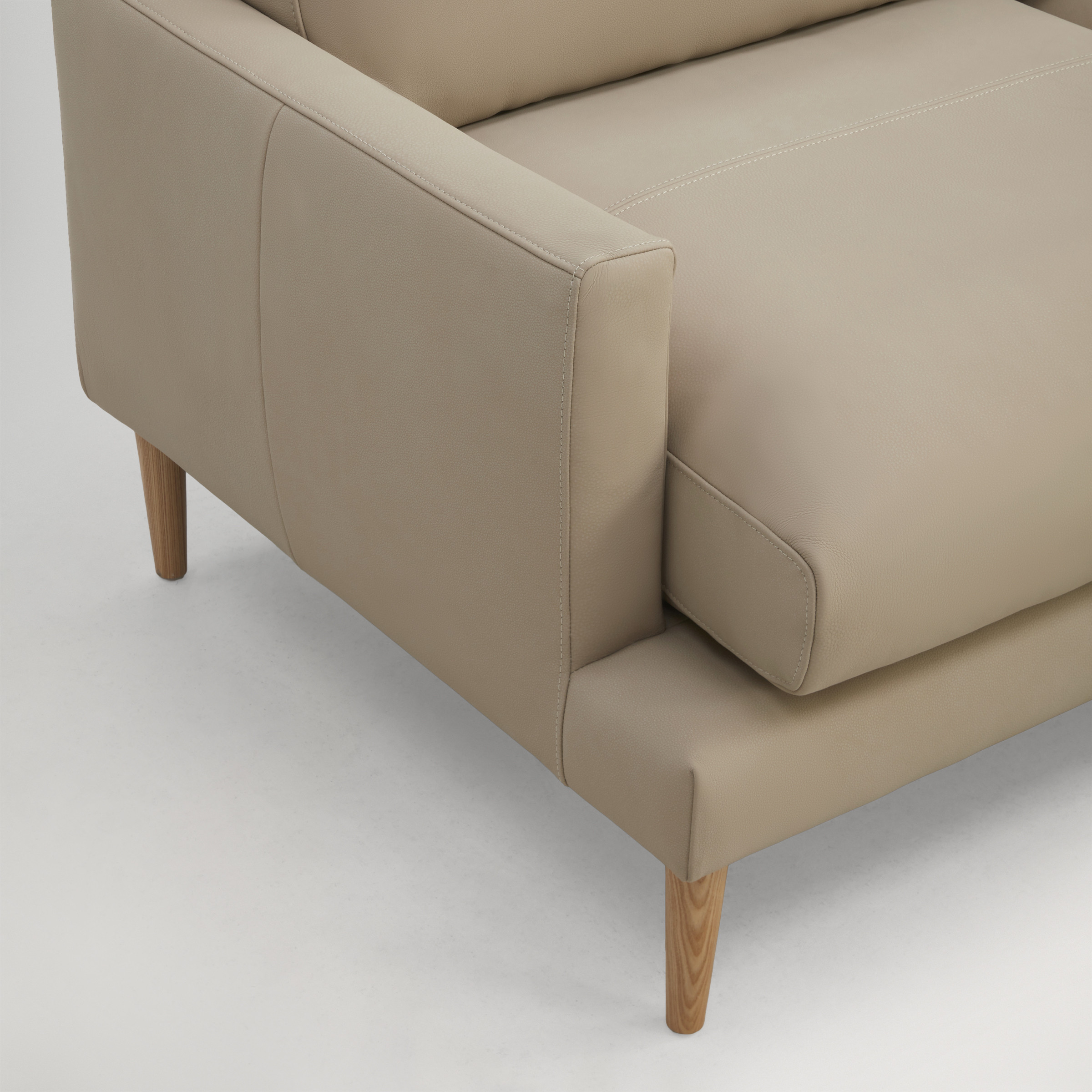 a white chair with a cushion