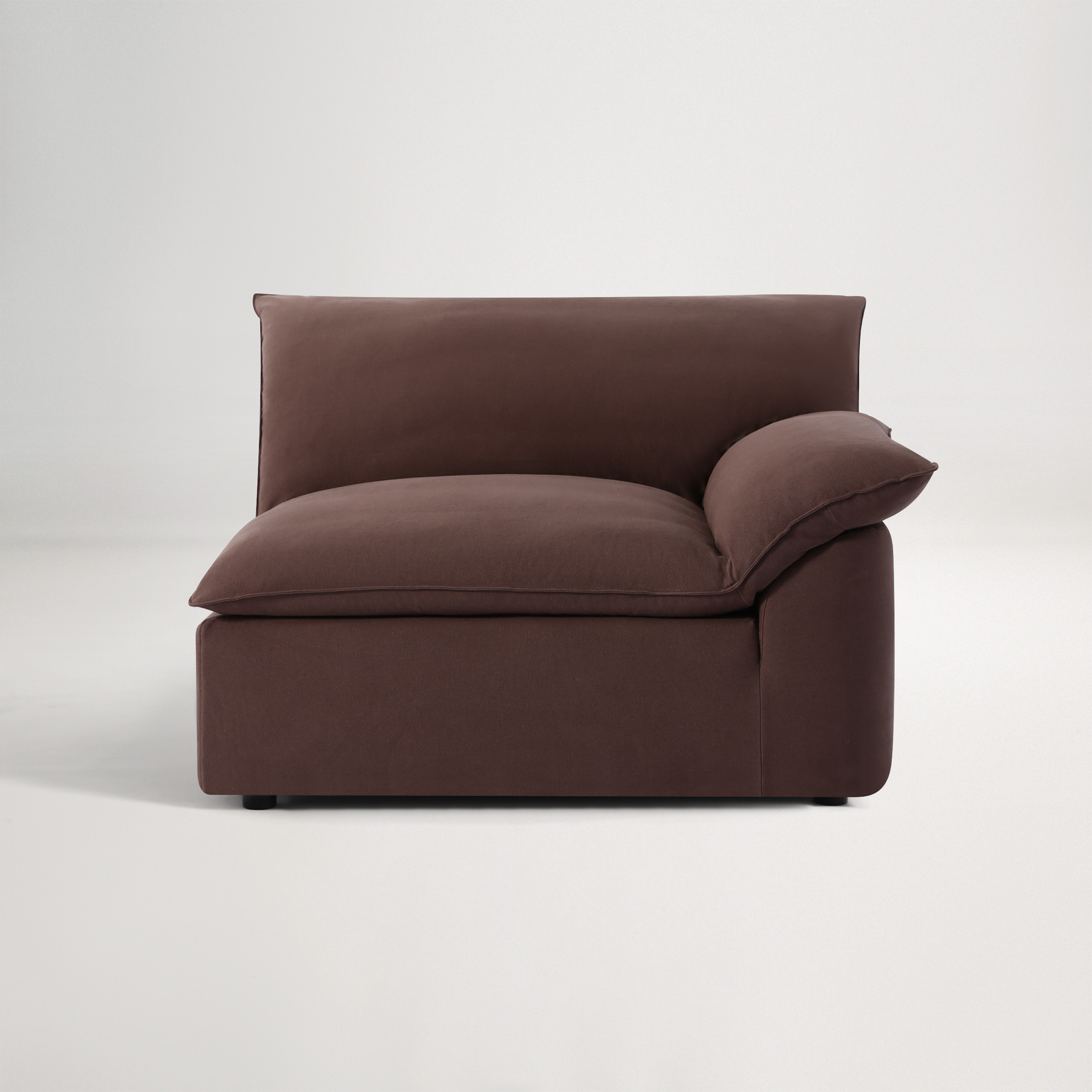 Billow Modular Right -  Amalfi Chocolate