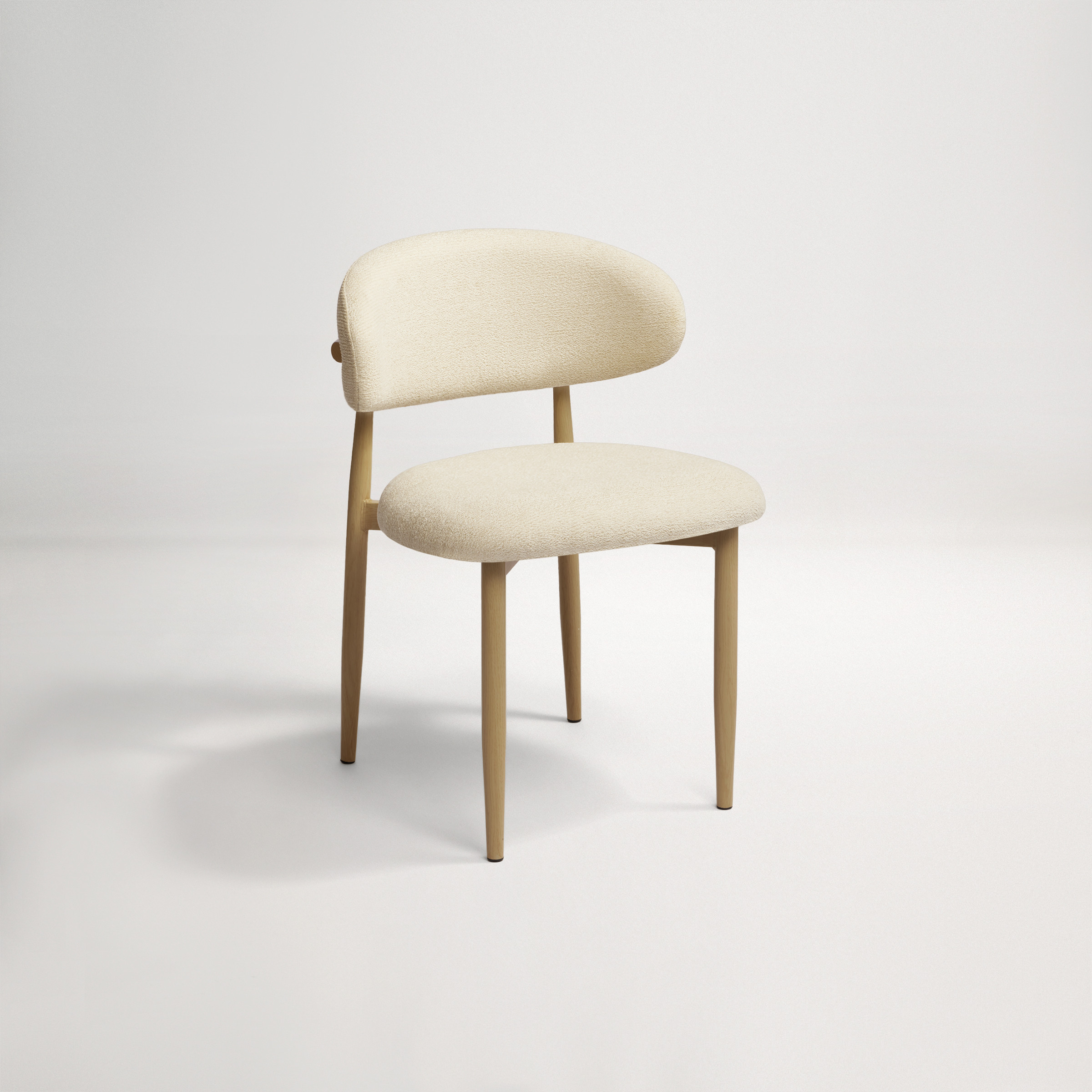 a chair with a cushion