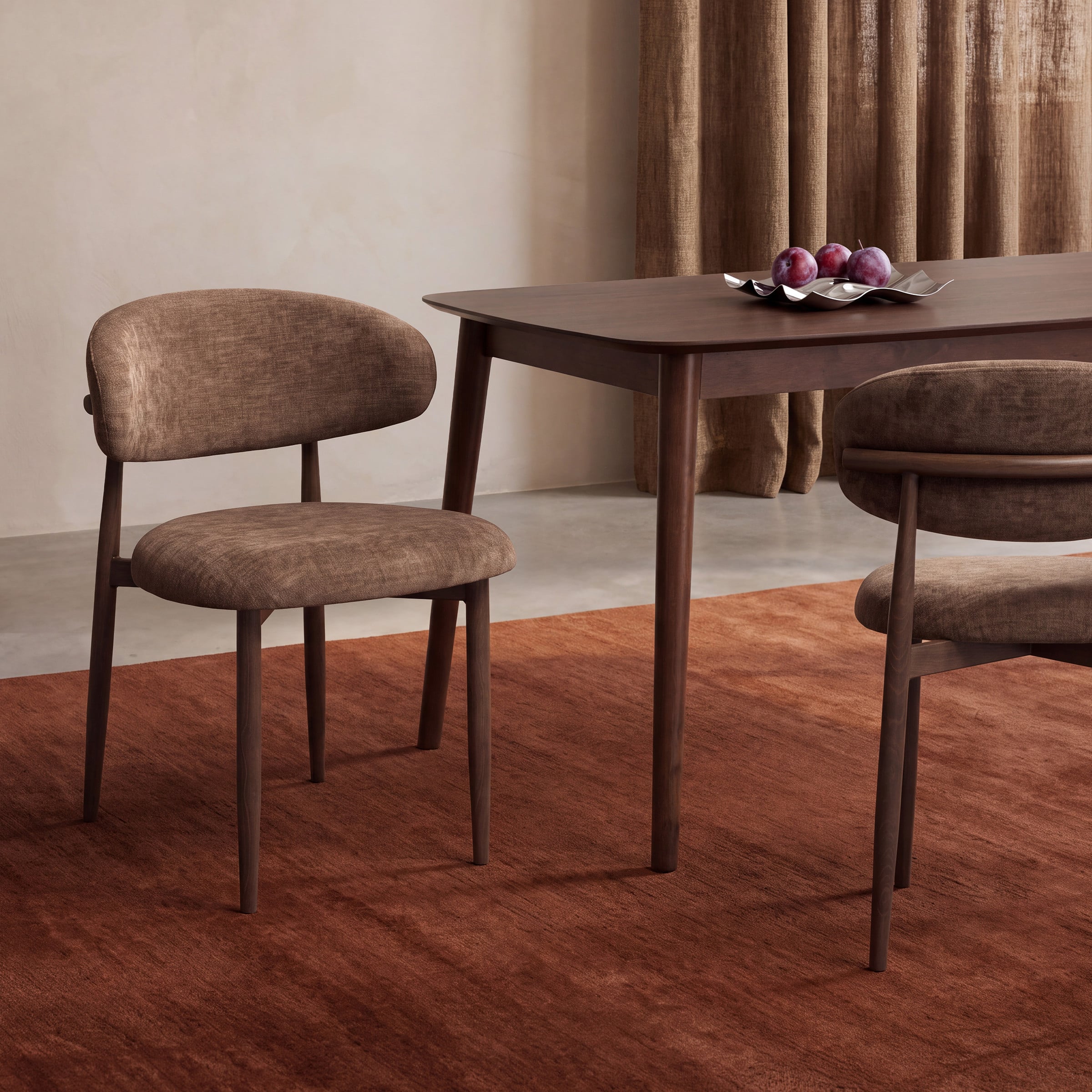 a table with chairs around it