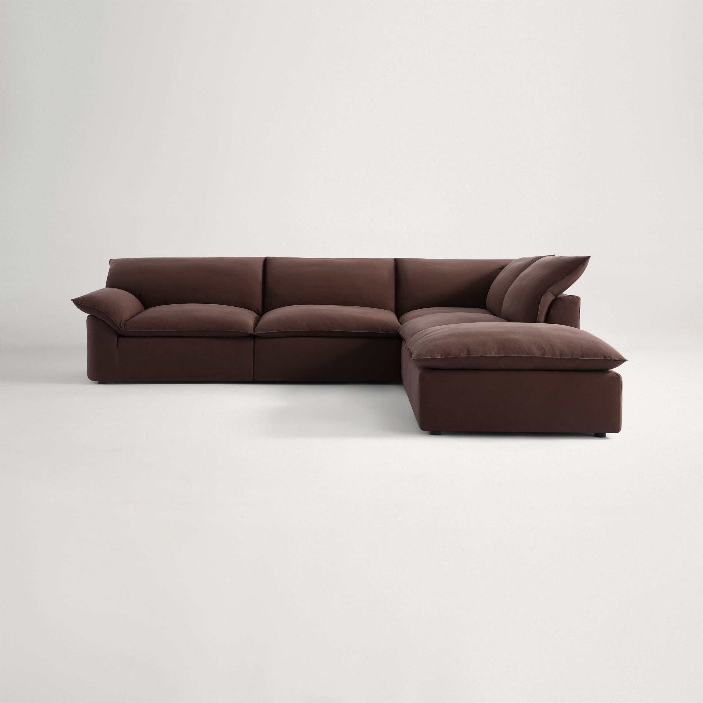 Billow Right Corner Sofa  - Amalfi Chocolate