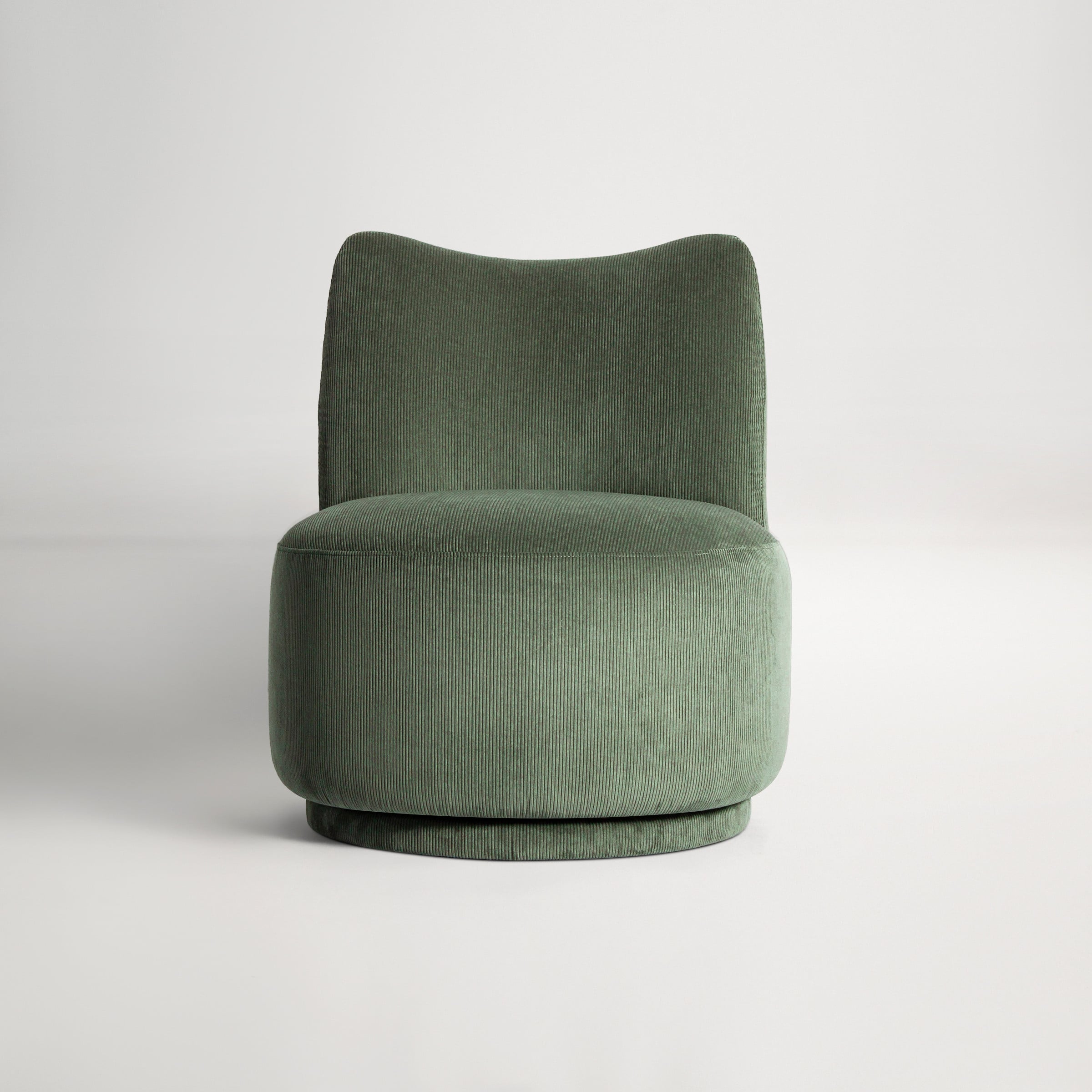 a green and black striped pillow