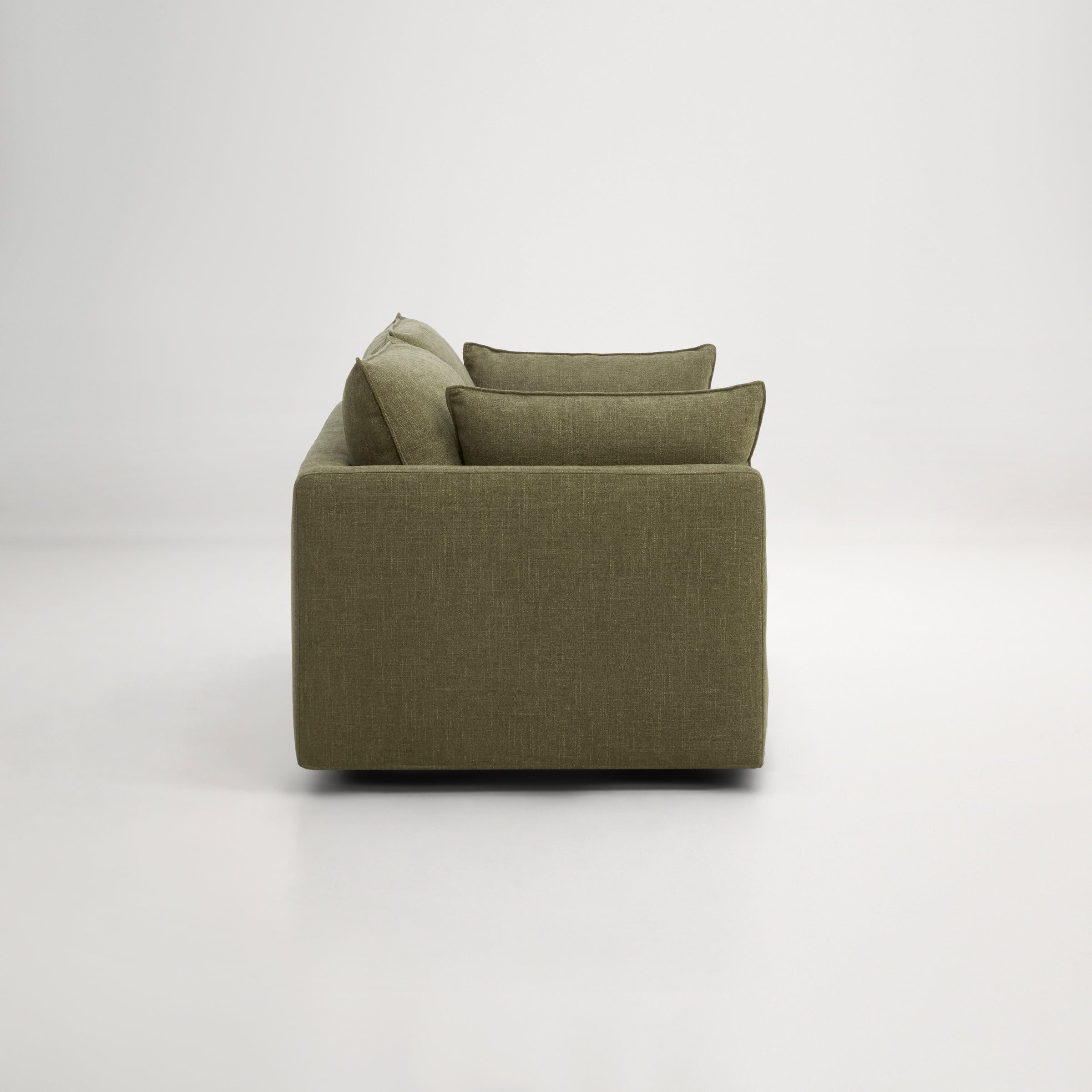 a couch with a cushion
