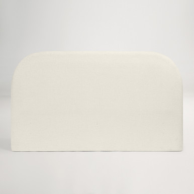 Arlo Queen Curved Headboard - Ivory