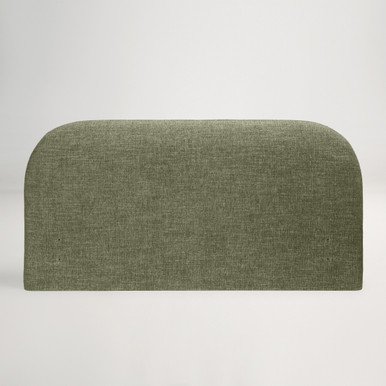 Arlo King Curved Headboard - Cleo Green