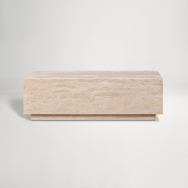 Bloc Coffee Table - Travertine