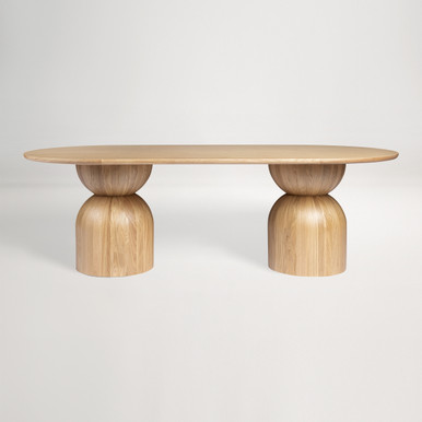 Campana Oval Dining Table - Natural