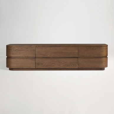 Halo TV Unit - Brown Oak