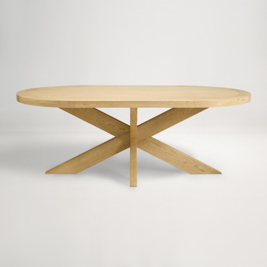 Galaxy Oval Dining Table - Oak