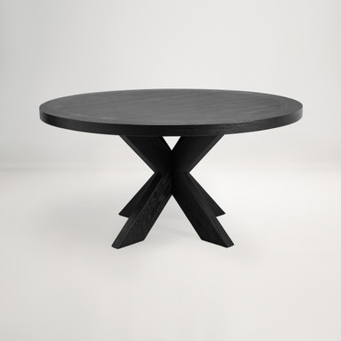 Galaxy Round Dining Table - Black