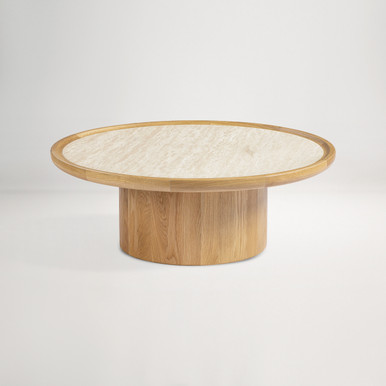 Ezra Coffee Table - Travertine