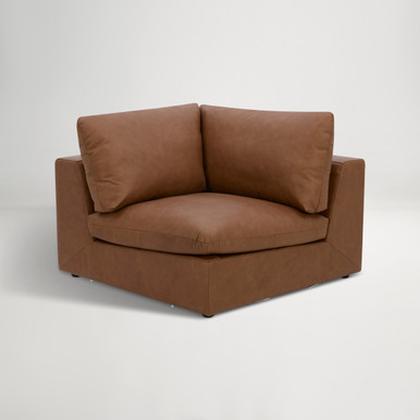 Hudson Leather Modular Corner - Tuscany Tan