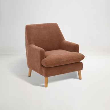 Linda Accent Chair - Aurora Rust
